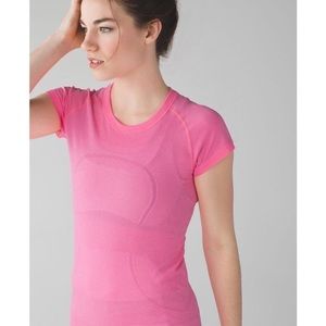 Lululemon Pink Swiftly Tech Short Sleeve Shirt